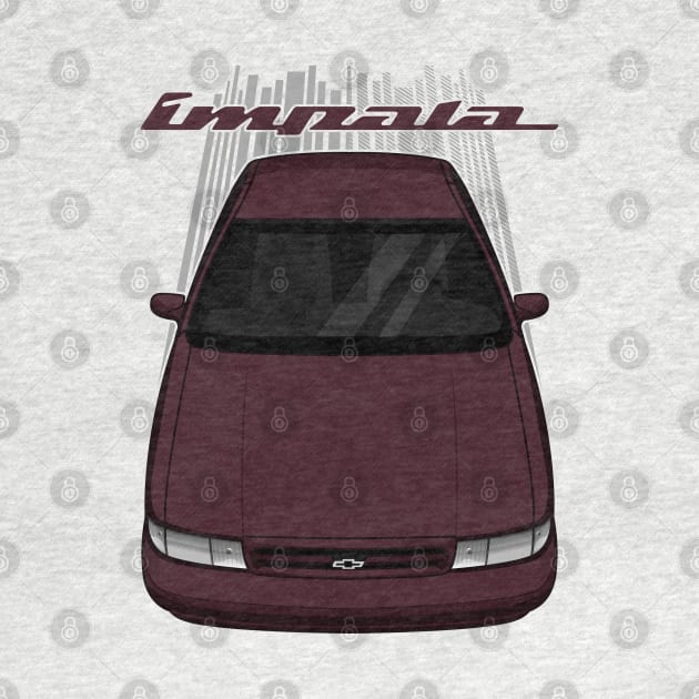 Chevrolet Impala SS 1994 - 1996 - dark cherry red by V8social